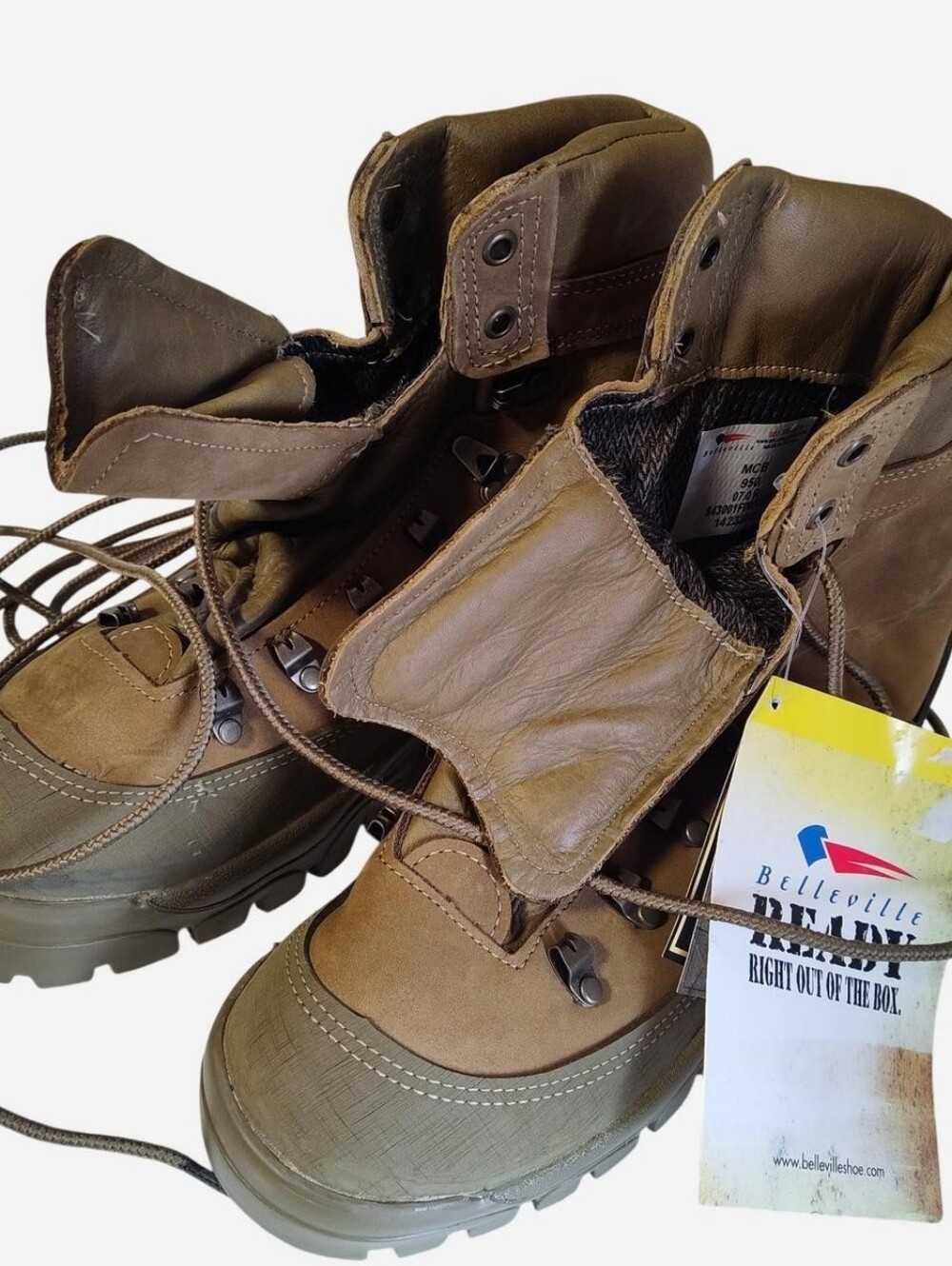 Belleville Men's Boots Size 7R, Made in USA, 11.5" Outsole
